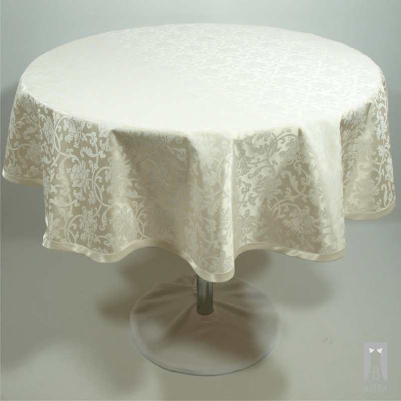 Tablecloth Mona cream - circle